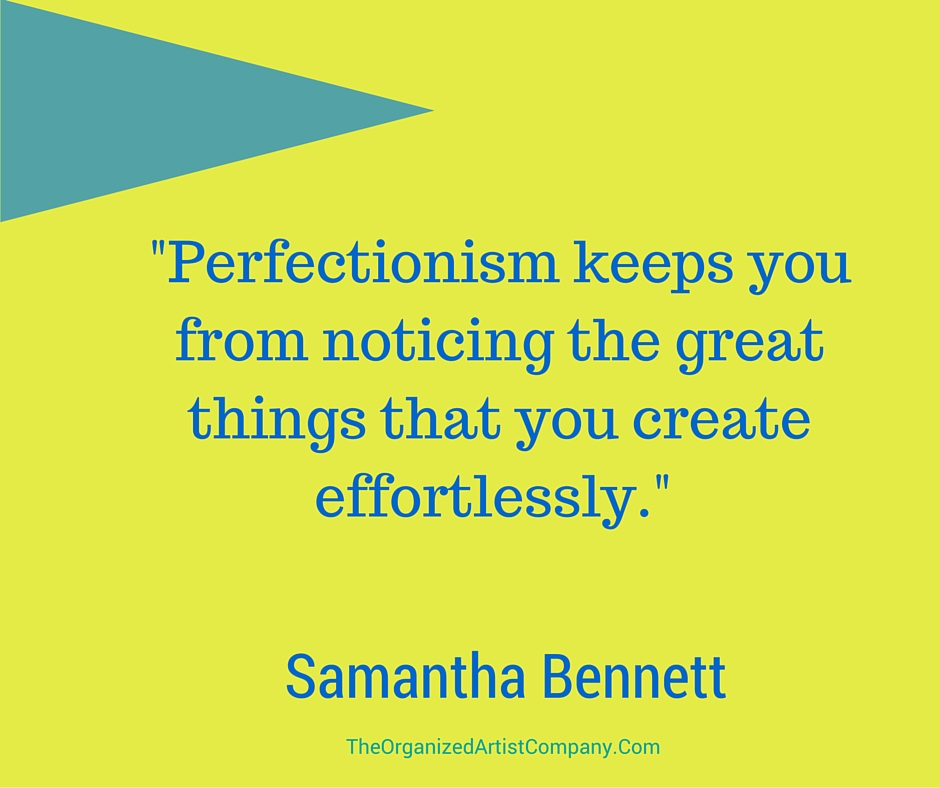 Perfectionism Is An Insidious Demon…